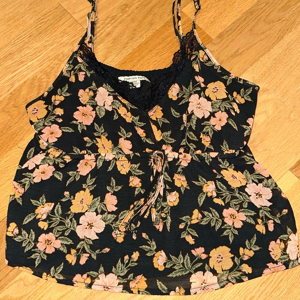 American Eagle Outfitters Floral Lace Camisole